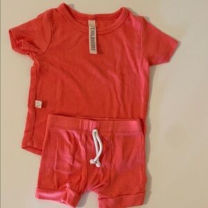 Childhoods tee and matching shorts set 3-6M